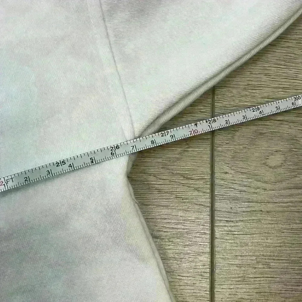 Lee White Cropped Hoodie Size Large - Picture 9 of 16
